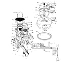 Hoover S7001071 motor assembly, mainassembly diagram