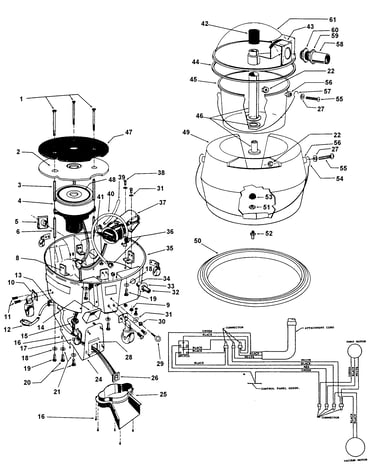 Motor assembly, mainassembly