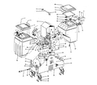 Hoover SG005001 motor assembly, mainassembly diagram