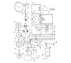 Hoover T1001-1 pump, microswitch, bearings diagram