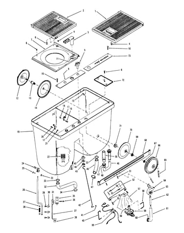 Pump, pulsatorbelt, hoses, microswitch