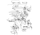 Hoover U3715930 cleaningtools, mainbody, outerbag diagram