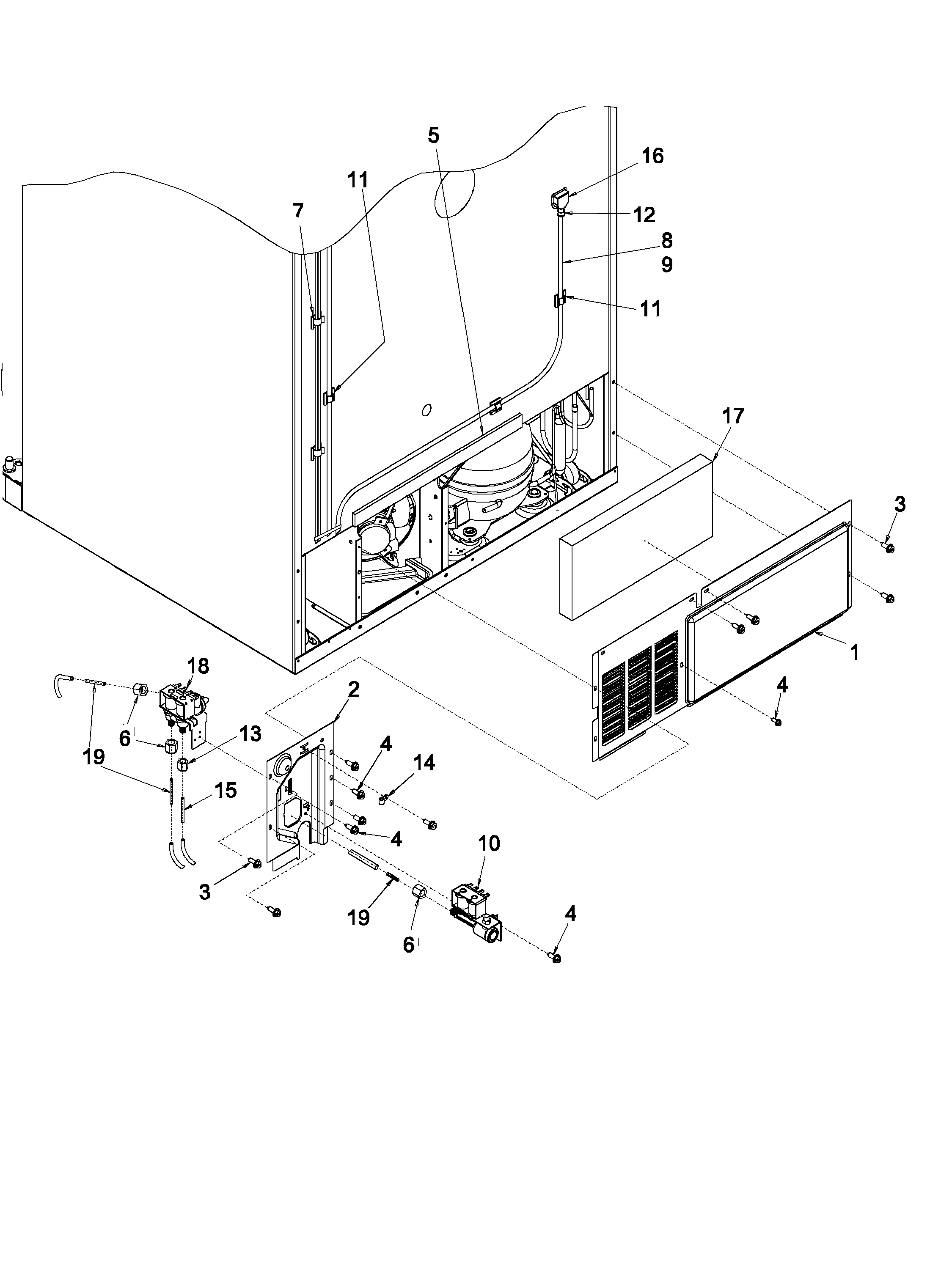 CABINET BACK
