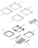 Refrigerator shelves