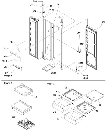 Lights, hinges & shelving