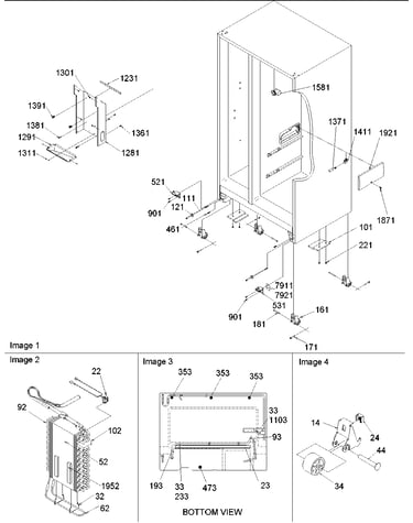 Drain, rollers & evaporator