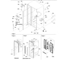 Amana AARS2304AC-PARS2304AC0 cabinet parts & toe grille diagram