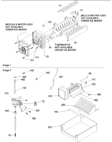 Ice maker parts & add on ice maker kit