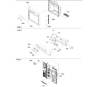 Amana ARS2365AW-PARS2365AW0 faade dispenser cover, elec brkt assy diagram