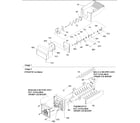 Amana ARS2365AW-PARS2365AW0 ice bucket auger & ice maker parts diagram