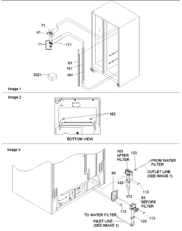 Water filter assy