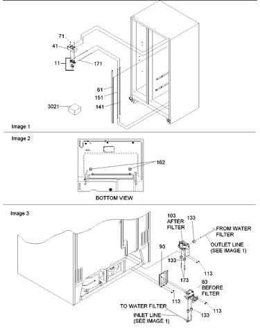 Water filter assy
