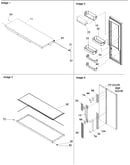Refr. door, trim & handles