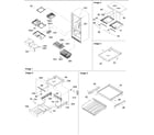 Amana ARB2107AC-PARB2107AC0 shelving assy diagram