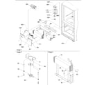 Amana ARB2109ABR-PARB2109AB0 evaporator & freezer control assy diagram