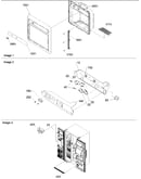 Faade dispenser cover, & elec brkt assy