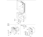 Amana ARB2117AS-PARB2117AS0 light switches & drain funnel diagram