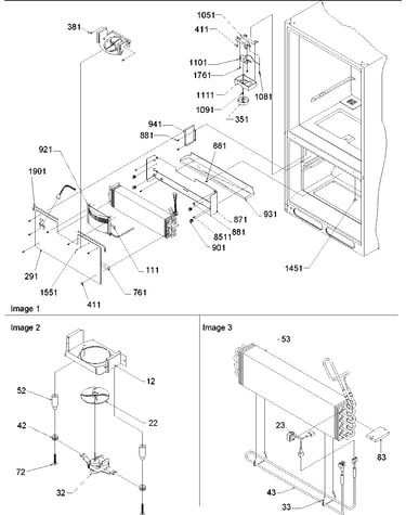 Evaporator & freezer control assy