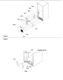 Cabinet back & water valve