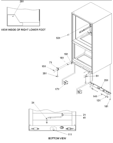 Insulation & roller assy