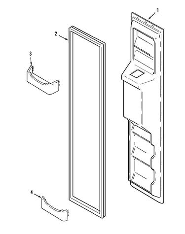 Freezer inner door