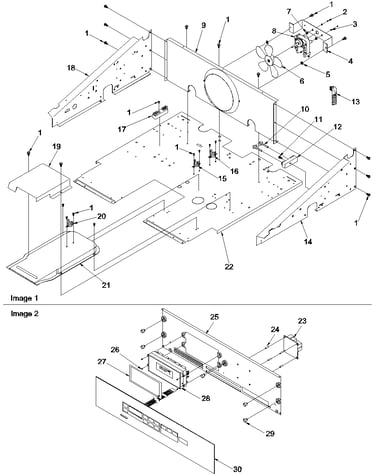 Control compartment and control panel
