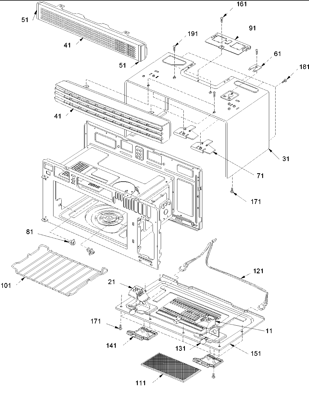 OUTER CASE, RACK, LIGHTS, & FILTERS