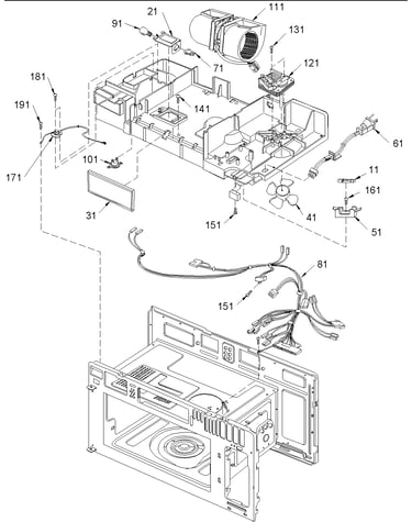 Blower motor & air duct