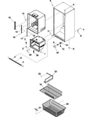Interior cabinet & freezer shelving