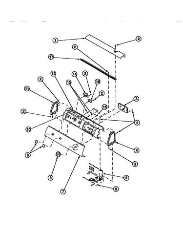 Graphic panel, control hood and controls
