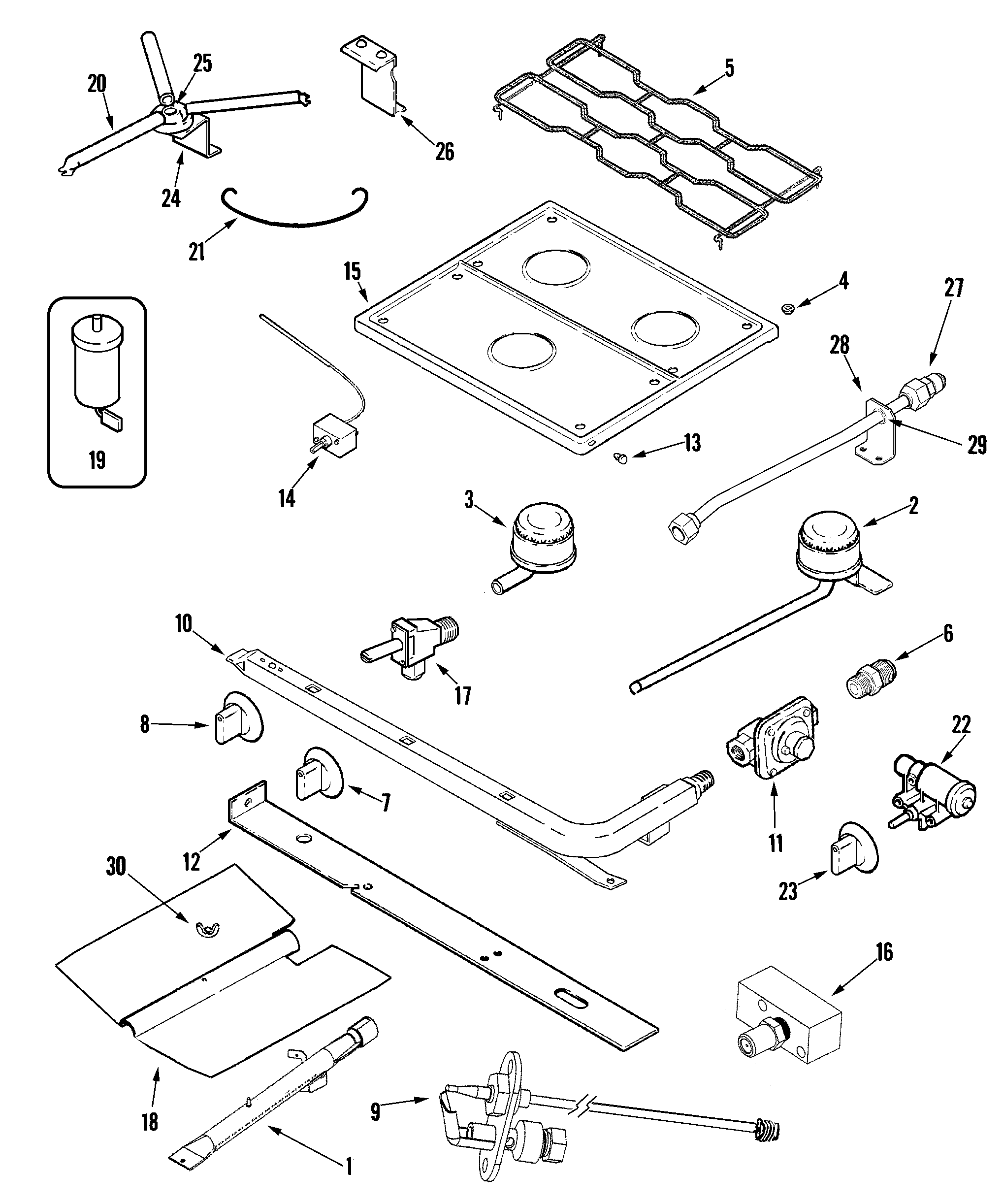 TOP & GAS CONTROLS