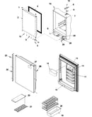 Refrigerator door