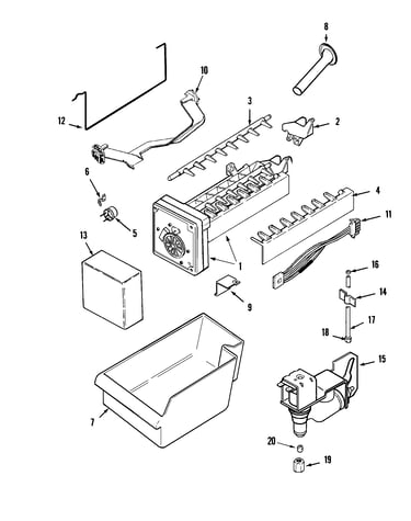 Optional ice maker kit-uki1500axx