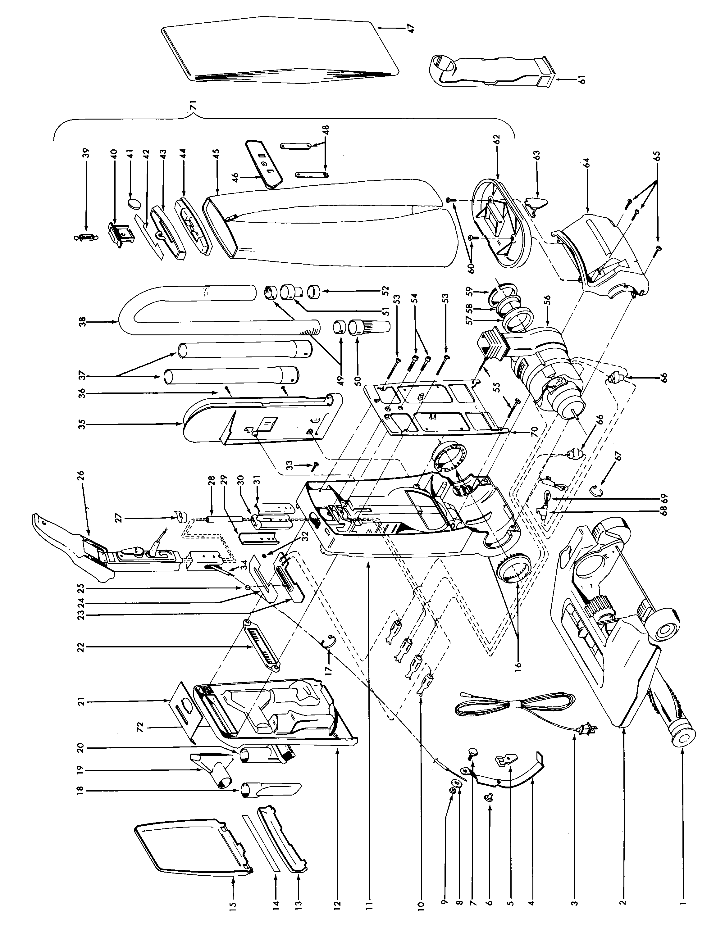 Cleaningtools, outerbag, hood