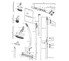 Hoover U4109 cleaningtools diagram