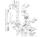 Hoover U4139025 handle, mainbody, baghousing, hood diagram