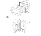 Amana ACM2160AW-PACM2160AW0 door & controller diagram