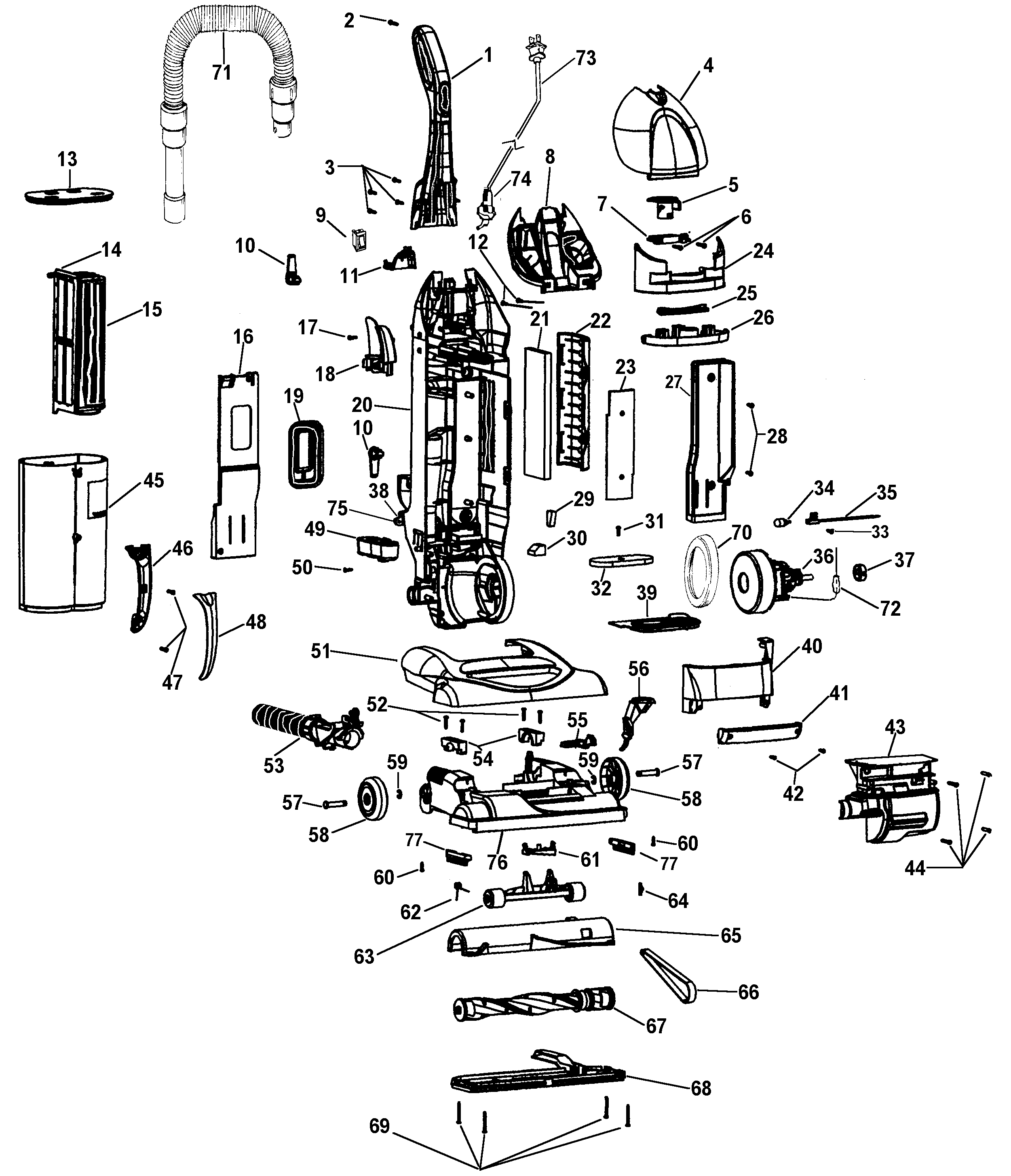 Complete assembly