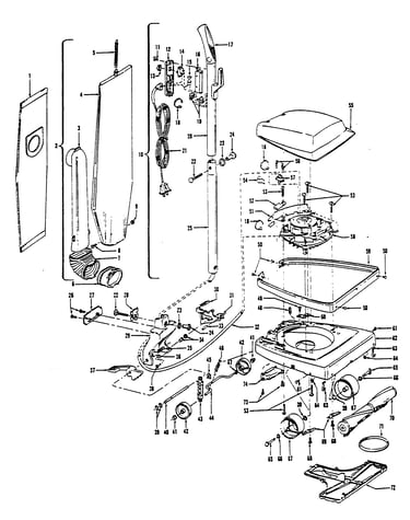 Mainbody, handle, outerbag