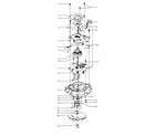 Hoover U4291021 motor assembly diagram