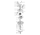 Hoover U4307--- motor assembly diagram