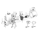 Hoover U4457 motor parts diagram