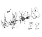 Hoover U4461-9 motor assembly diagram