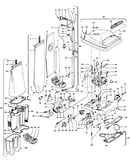 Handle, mainbody, dirtcup, outerbag