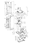 Motor, handle, mainbody, outerbag, hood