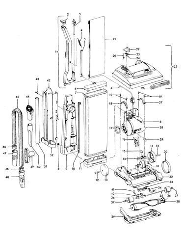Mainbody, handle, outerbag