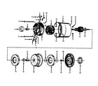 Hoover U5007001 motor assembly diagram