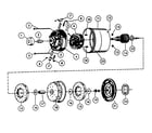 Hoover U5009 motor assembly diagram