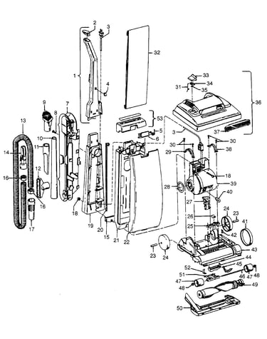 Mainbody, handle, outerbag