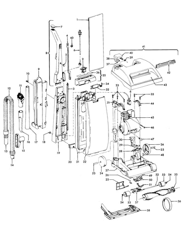 Mainbody, handle, outerbag